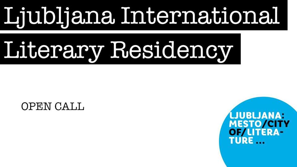 Poster announcing Ljubljana International Literary Residency 2019