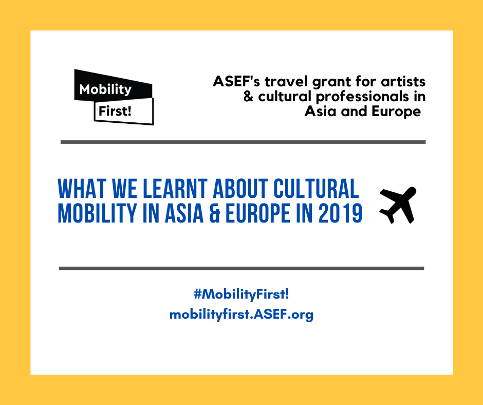 Mobility First! 2019:  What we learnt about  cultural mobility in Asia and Europe