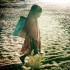 Sonari is a place in Jamshedpur, India, where the river flows into the Kharkai bigger and bigger Subamarekha rivers and winds farther north to Lake Chandil. There are indigenous Santhal tribes. Little girl from the tribe Santhal accompanies a man going to work early in the morning.