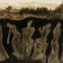 Rabindranath Tagore (1861-1941), Untitled (Figures in Sepia). Photo: Sotheby's.