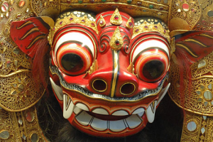 Museum of Ethnology Hamburg Germany, mask from Bali