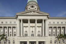 National Gallery Singapore - Facade of former Supreme Court