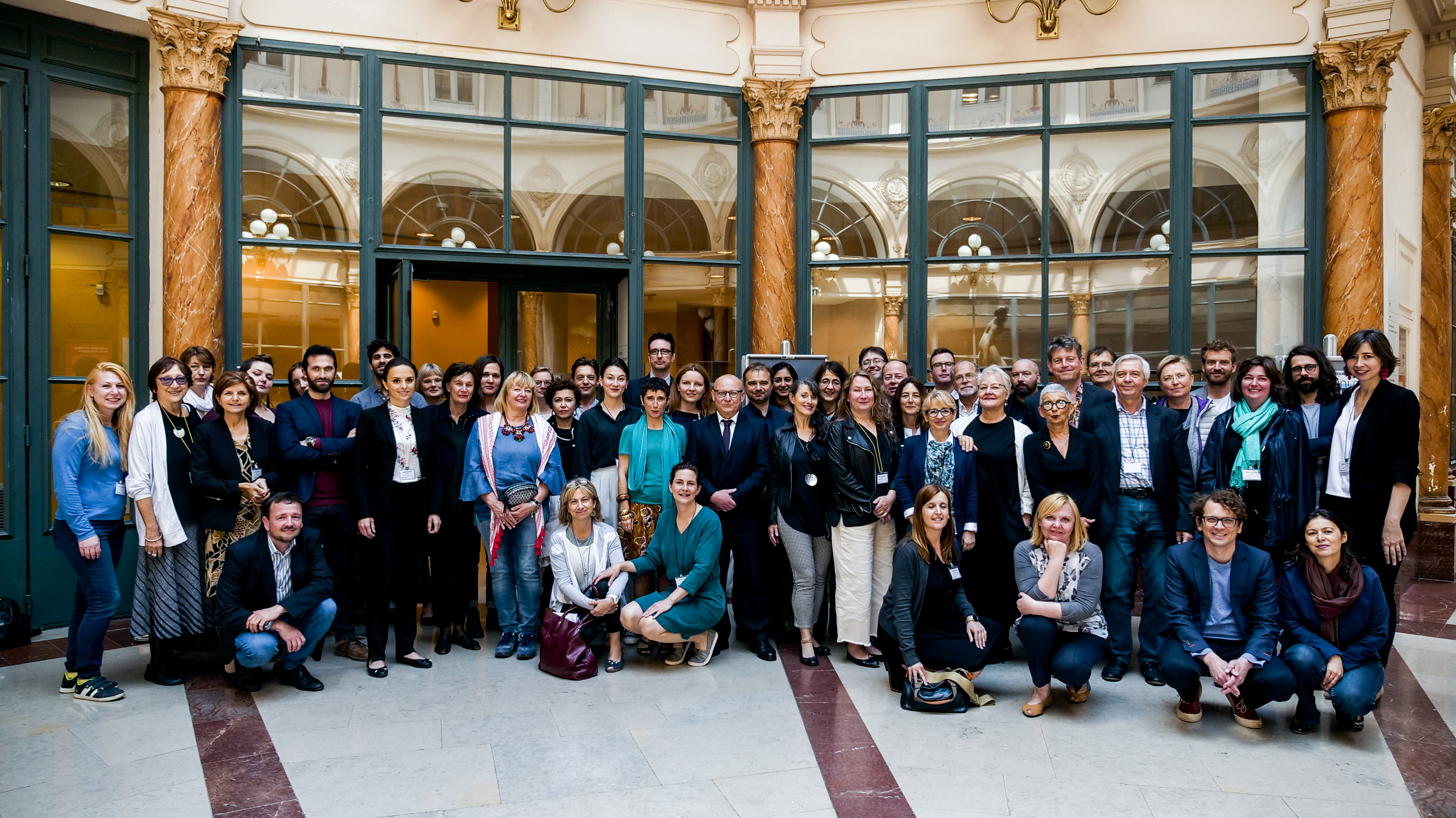 Assembly group picture at the Institut national d'histoire de l'art in Paris, France
Image courtesy: Compendium of Cultural Policies and Trends' Association
(c) Bogdan Palici