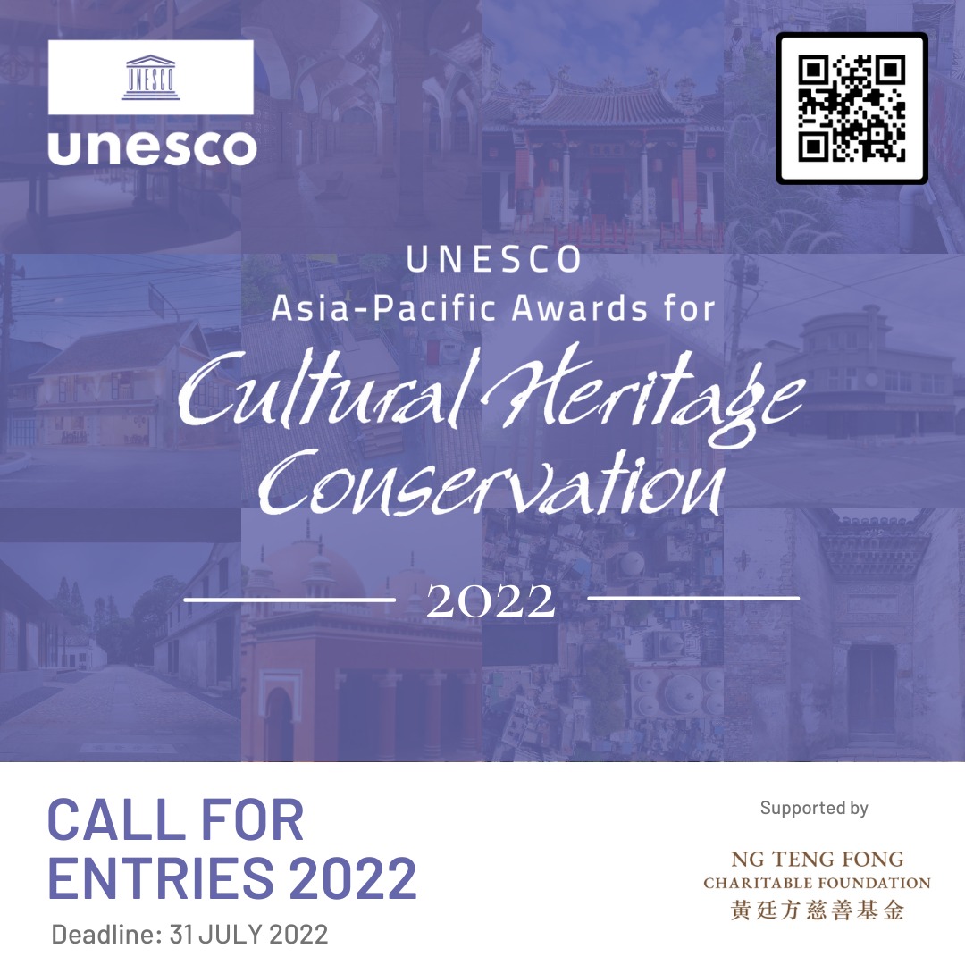 Image of the 2022 UNESCO Asia-Pacific Awards for Cultural Heritage Conservation.