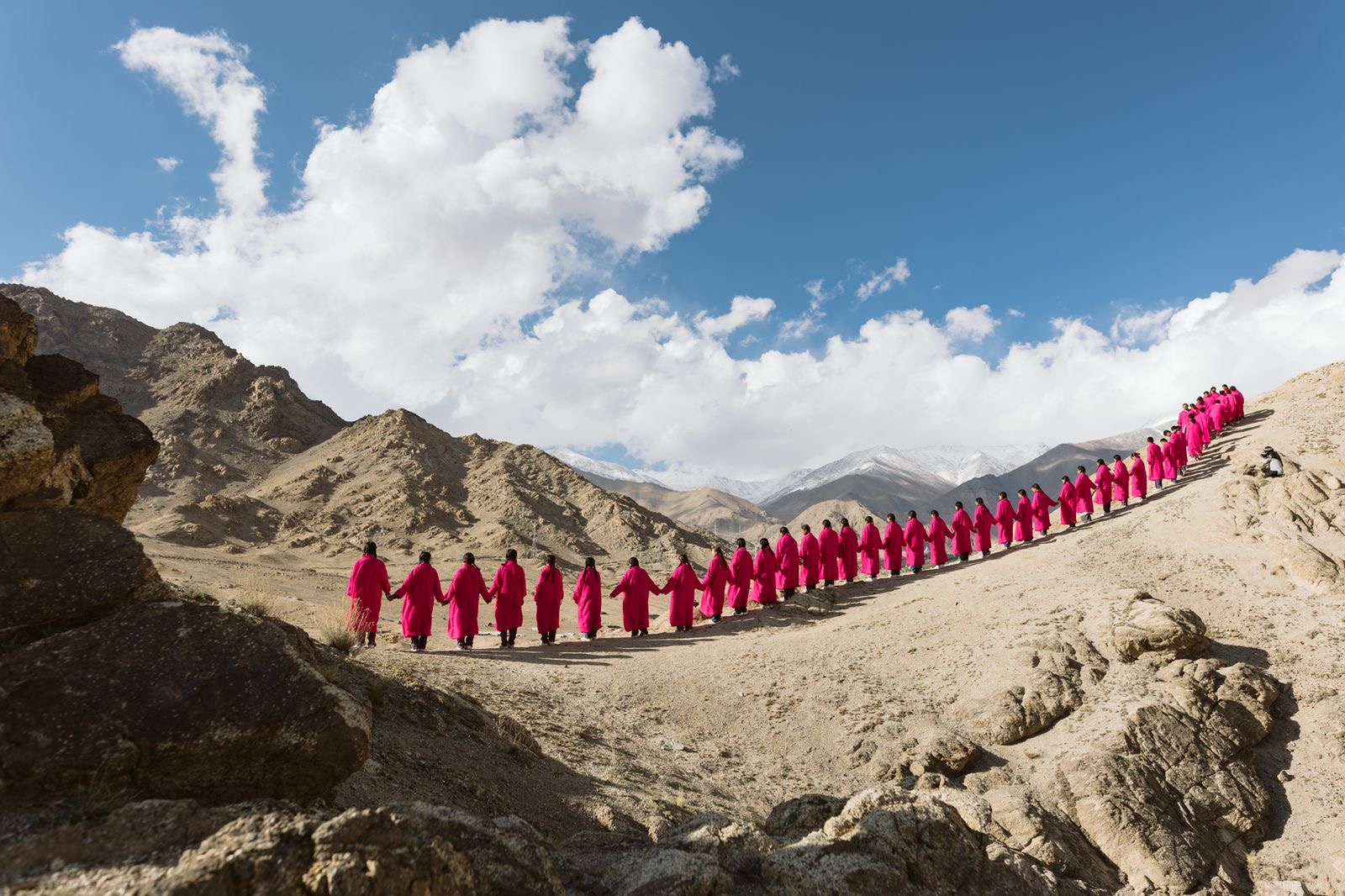 In the Pink. Doyel Joshi and Neil Goshe Balser © sā Ladakh