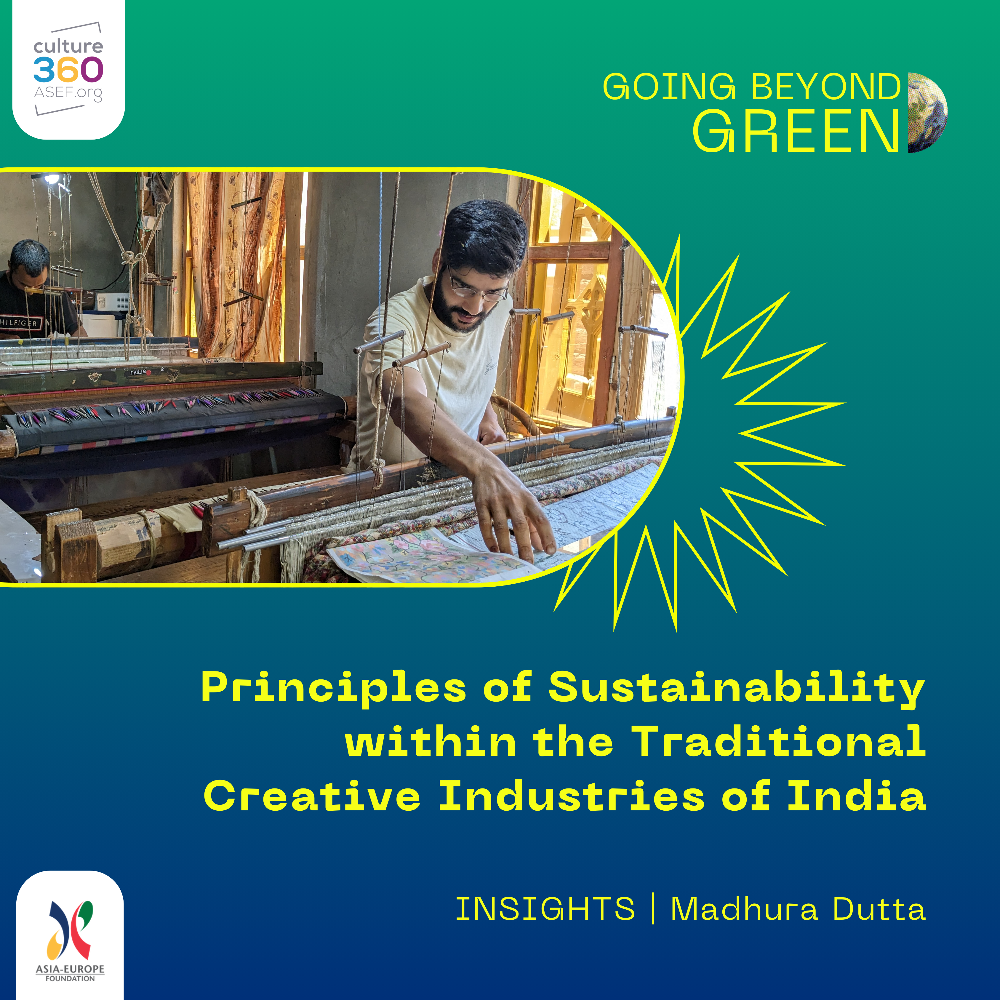 Principles of Sustainability within the Traditional Creative Industries of India