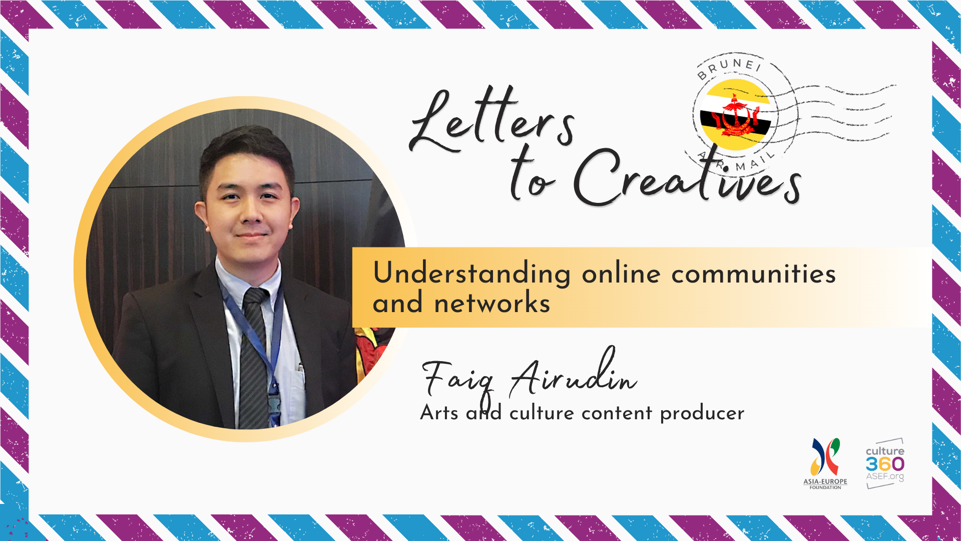 Letters to Creatives from Faiq Airudin | Online communities and networks