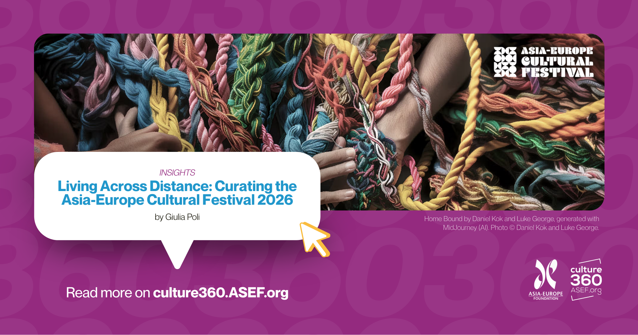 Living Across Distance: Curating the Asia-Europe Cultural Festival 2026