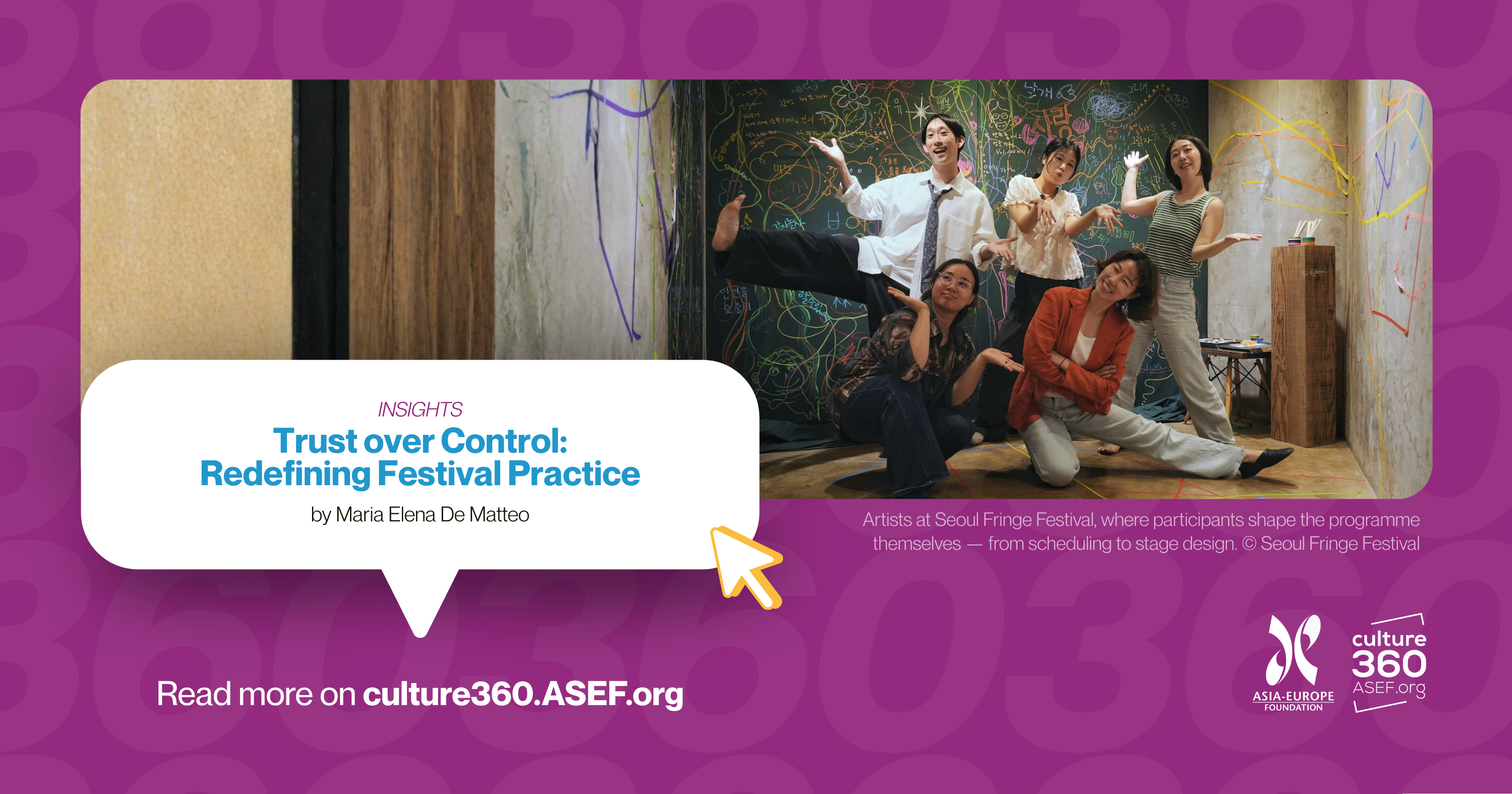 Trust over Control: Redefining Festival Practice