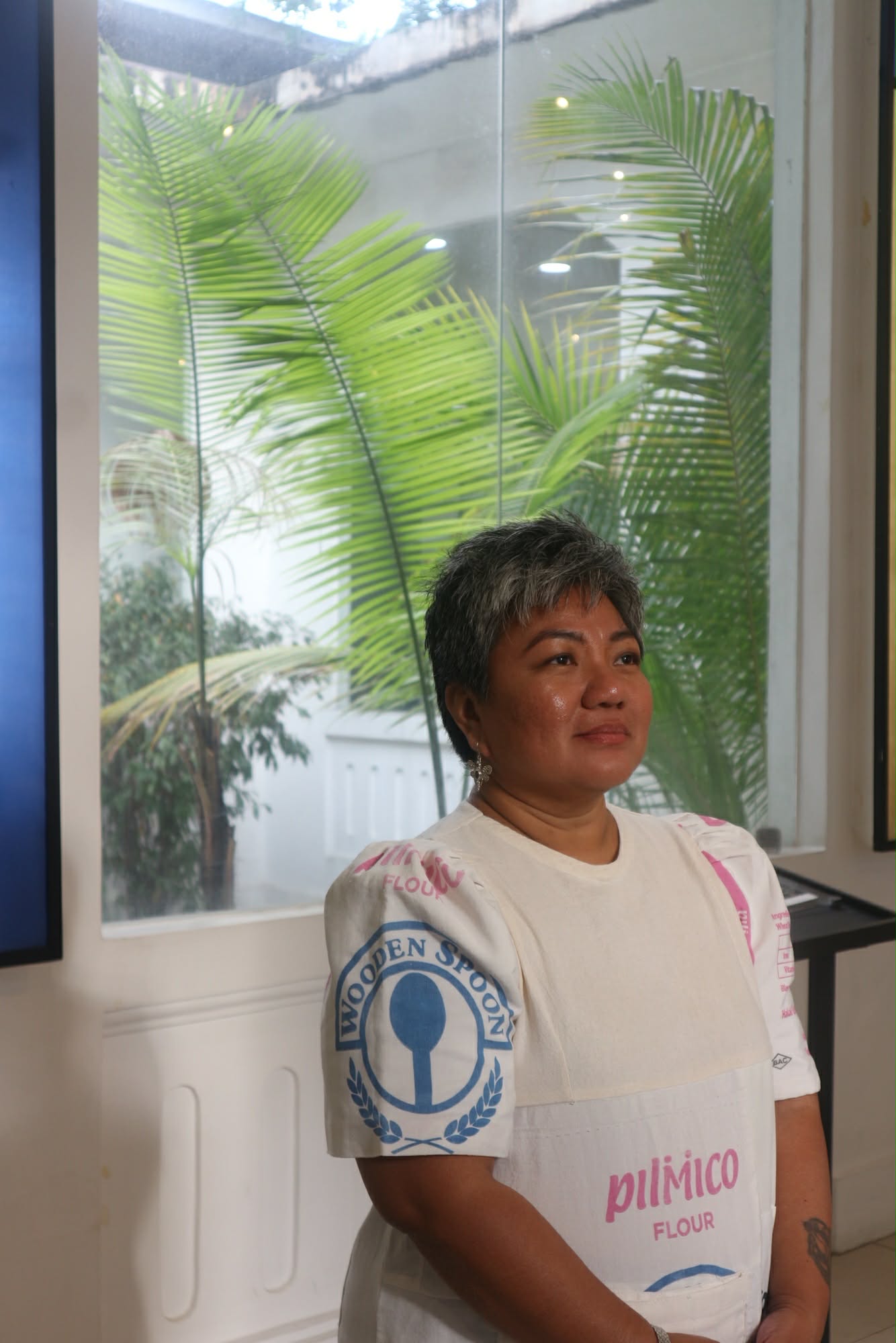 Portrait of artist-scholar Dr. Roselle Pineda.