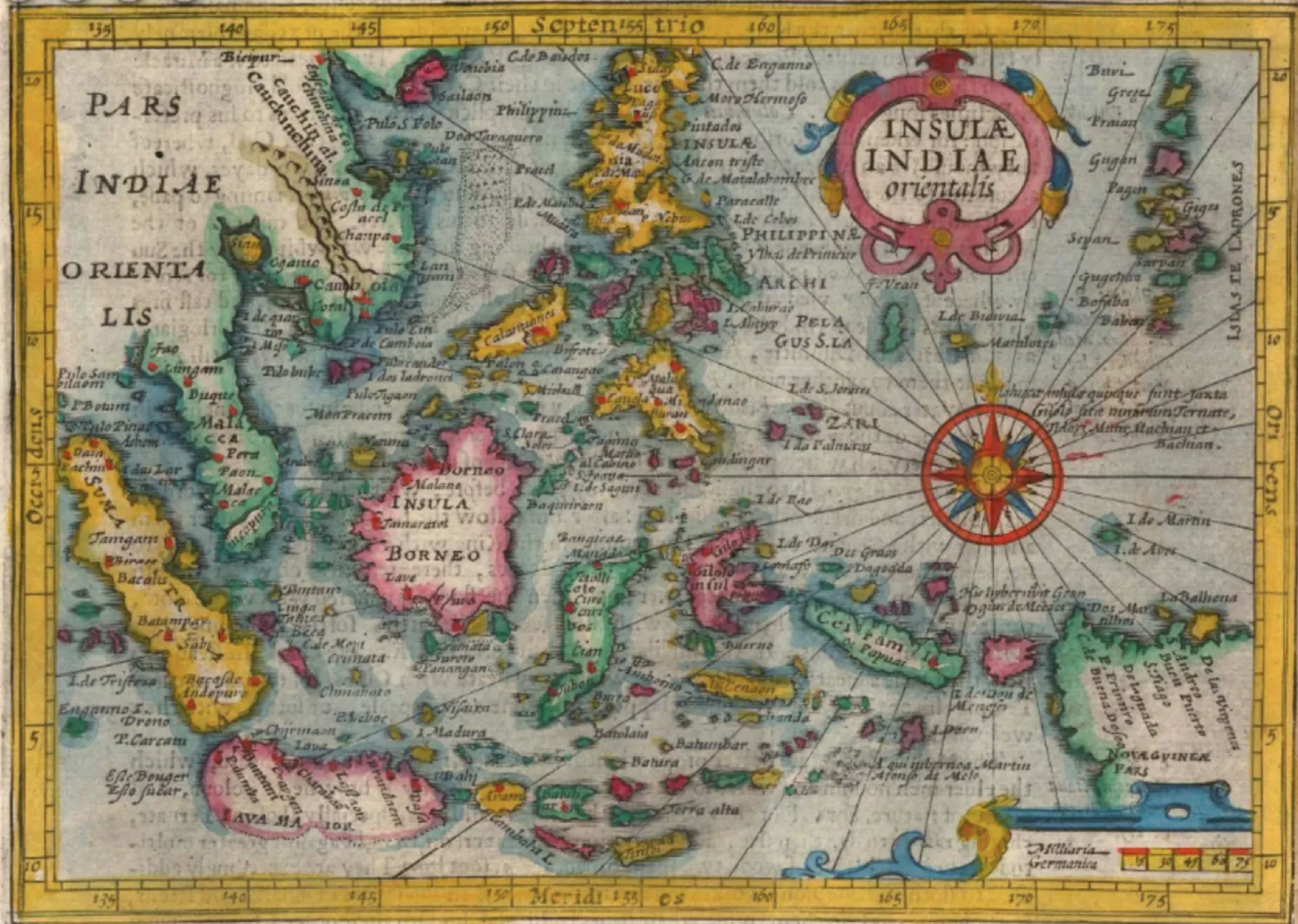Insulae Indiae Orientalis, 1625, Cartographer. Samuel Purchas, The Map House of London