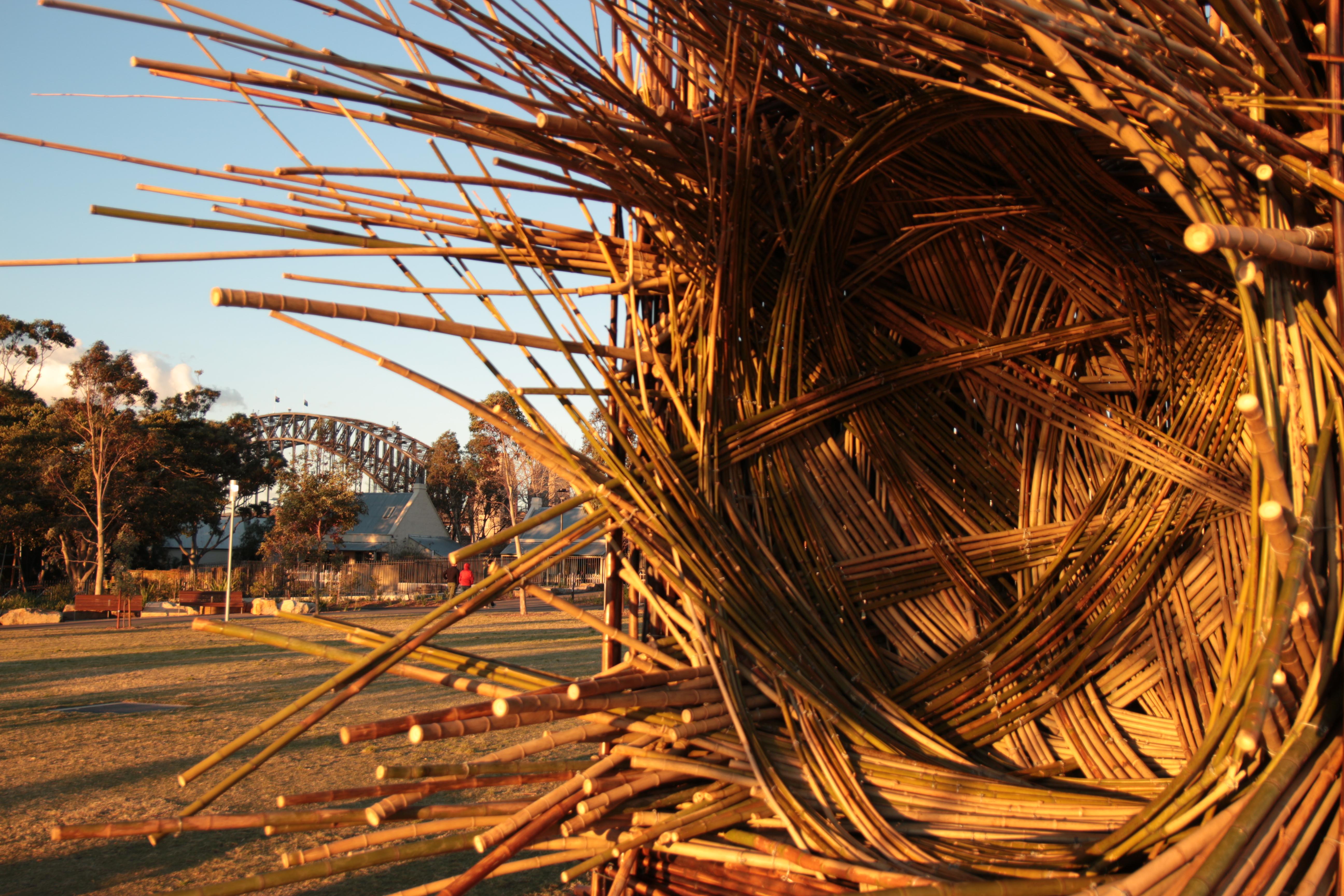 Bower by Cave Urban, Sculpture at Barangaroo Sydney, 2017