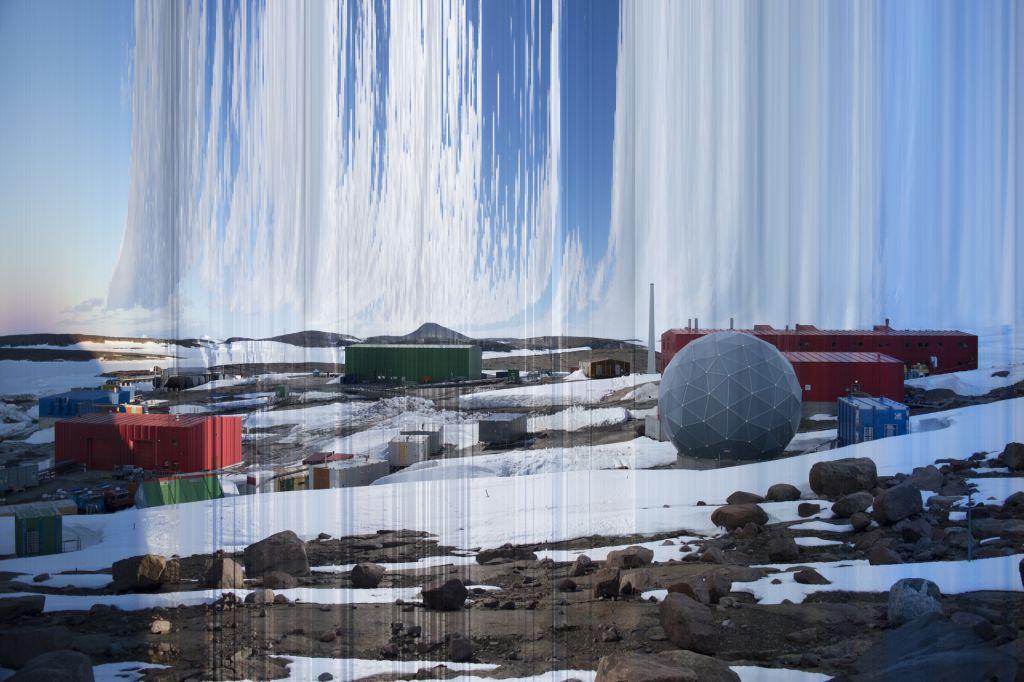 Walch Antarctica 2017  Camera 2: Cosray looking towards Mawson Station 640 slice December 12, 2017. (Photo: Martin Walch)