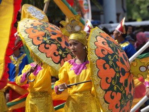 Performers of the Street Dancing Competition during the Kalilangan Festival in General Santos City, Philippines 