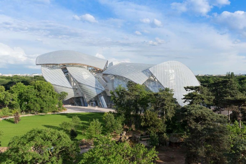 French president inaugurates new Louis Vuitton art museum