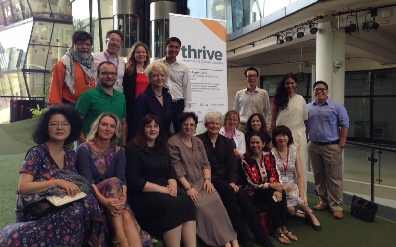 Cultural network leaders met at the LASALLE College of the Arts, Singapore in August 2015