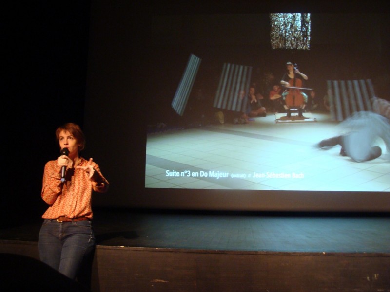 Noemi Boutin presenting her work during Meet the Makers at Carreau du Temple, © Ada Bautista