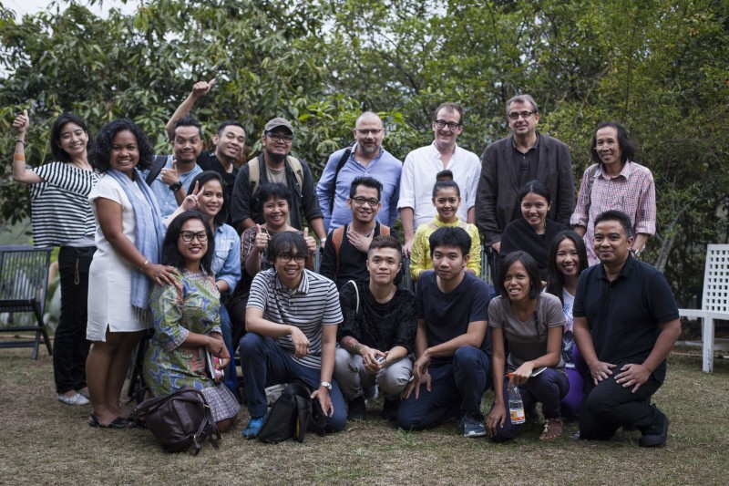 CuratorsLab full team in Bandung. Courtesy Diana Pfammatter