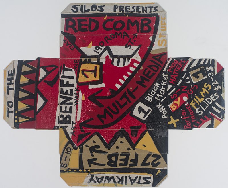 Hollie, Silos presents multi-media stuff (Exhibition poster, 1982)