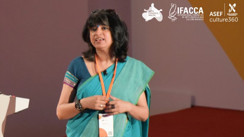 Funding organisations should demonstrate deep contextual understanding of their operating environments: Arundhati Ghosh, Executive Director, India Foundation for the Arts. Photo credit: Piero Zilio