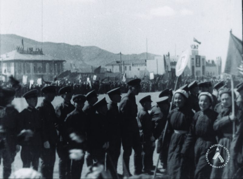 Mongolian Democratic Revolution. Photo credit: Mongolian National Archives