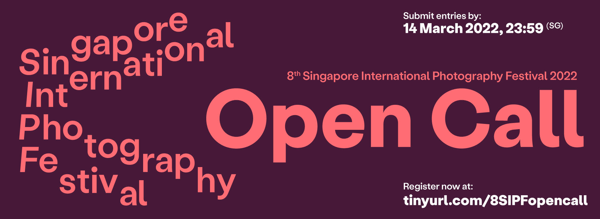 8th Singapore International Photography Festival open call banner