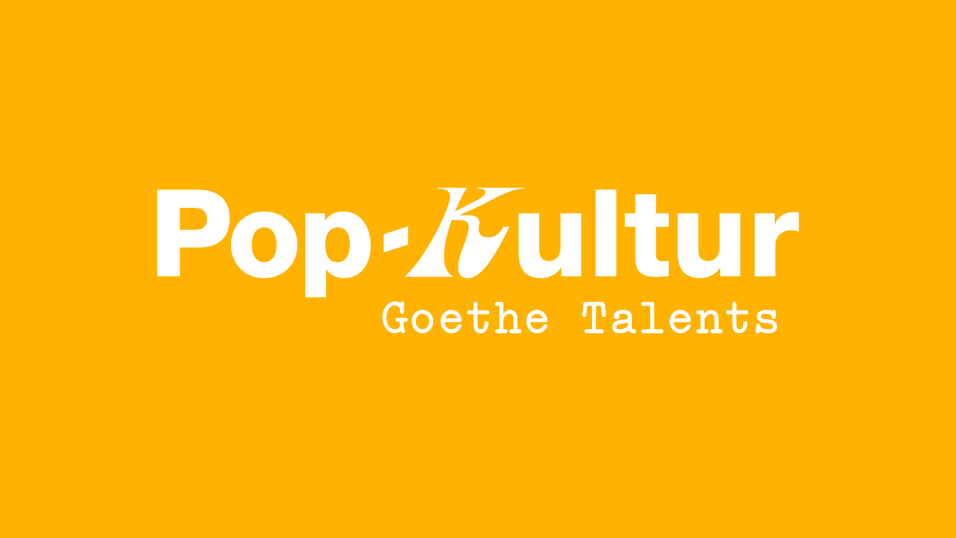 Image of Pop-Kultur Goethe Talents logo